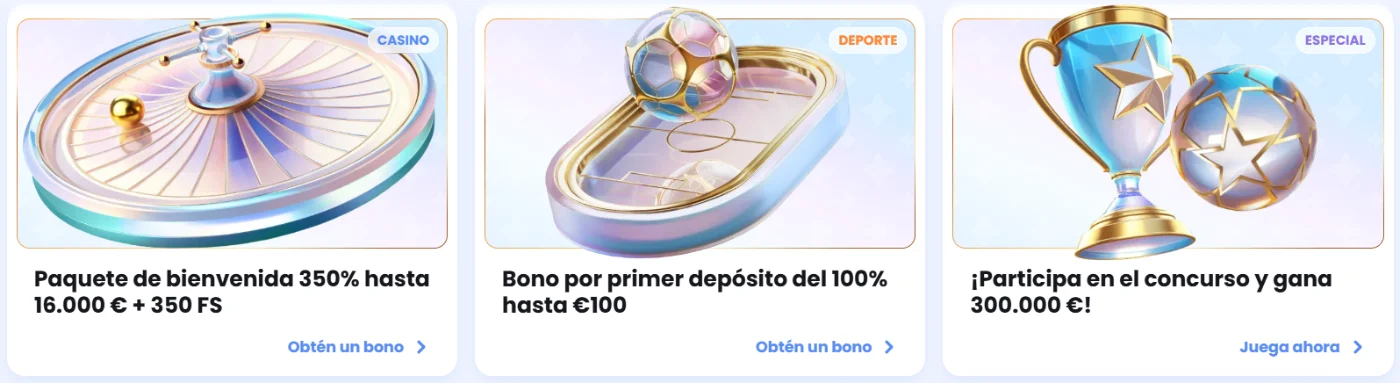 Bono de bienvenida
